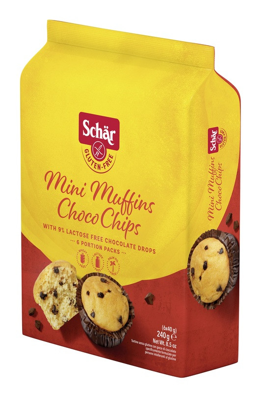 Schar mini muffin choco chips