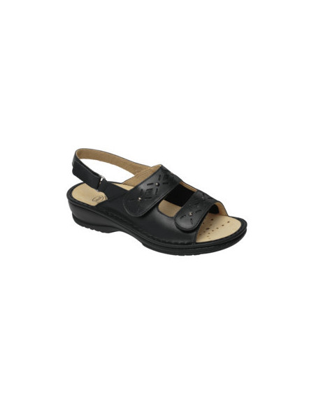 Joline sandal+elast w black 40