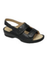 Joline sandal+elast w black 40