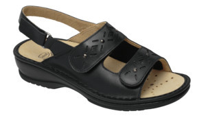 Joline sandal+elast w black 40