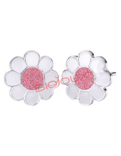 Bjt713 orecchini rose flowe ss