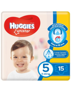 Huggies unistar base 5 15pz
