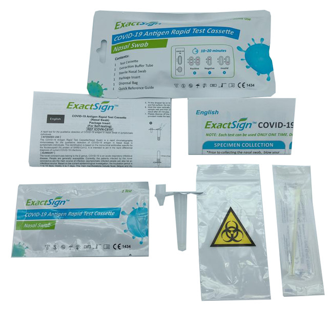 Image of Exactsign covid19 ag selftest cod085