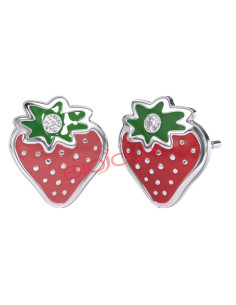 Bjt733 orecchini fragola sw ss