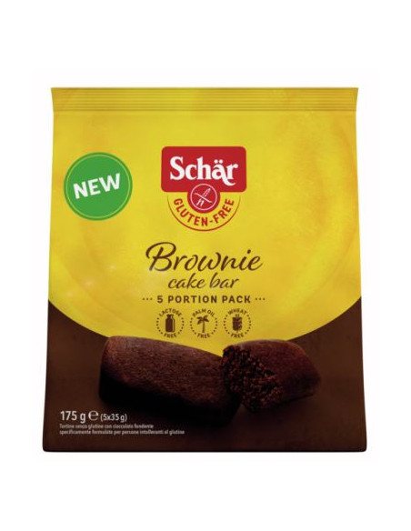 Schar brownie cake bar 175g