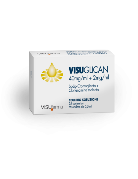 Visuglican collirio soluzione 25 monodosi 40+2mg/ml