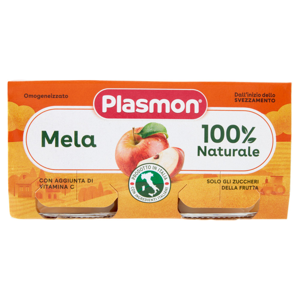 Plasmon omogeneizzato mela 2 vasetti da 80g
