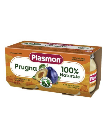 Plasmon omogeneizzato prugna 2 vasetti da 80g