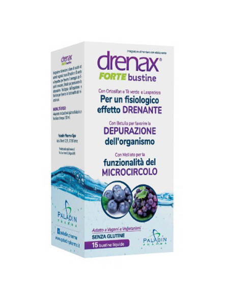 Drenax forte mirt/uva 15 bustine