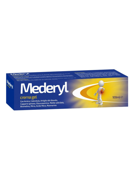 Mederyl gel lenitivo con estratti naturali per contusioni o dolori muscolari 100ml