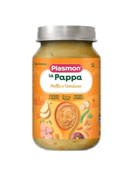 Plasmon la Pappa pollo e verdure