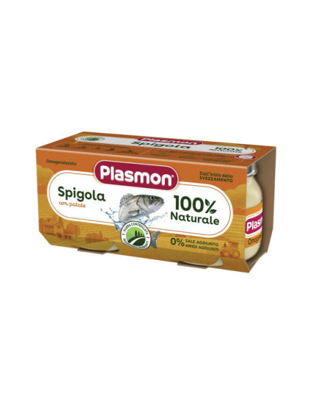Plasmon omogeneizzato spigola/branzino 2 vasetti da 80g