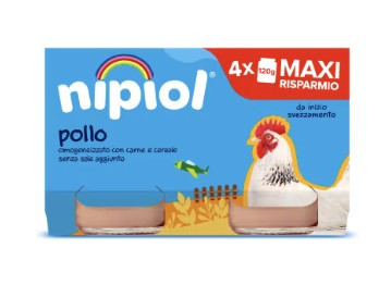 Nipiol omogeneizzato pollo 4 vasetti da