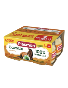 Plasmon omogeneizzato cavallo 4 vasetti da 80g