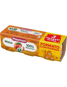 Plasmon omogeneizzato mela 3 vasetti da 80g