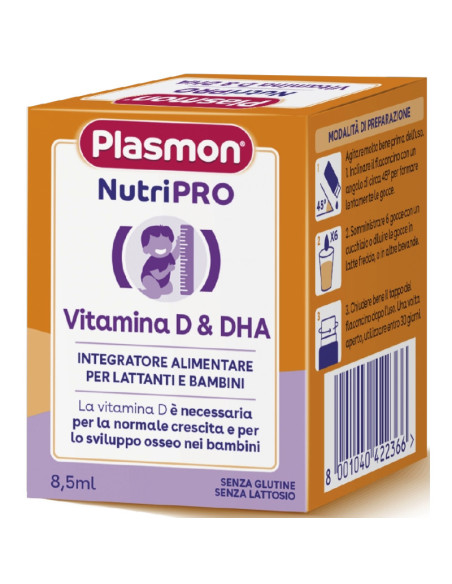 Plasmon NutriPro vitamine d e dha