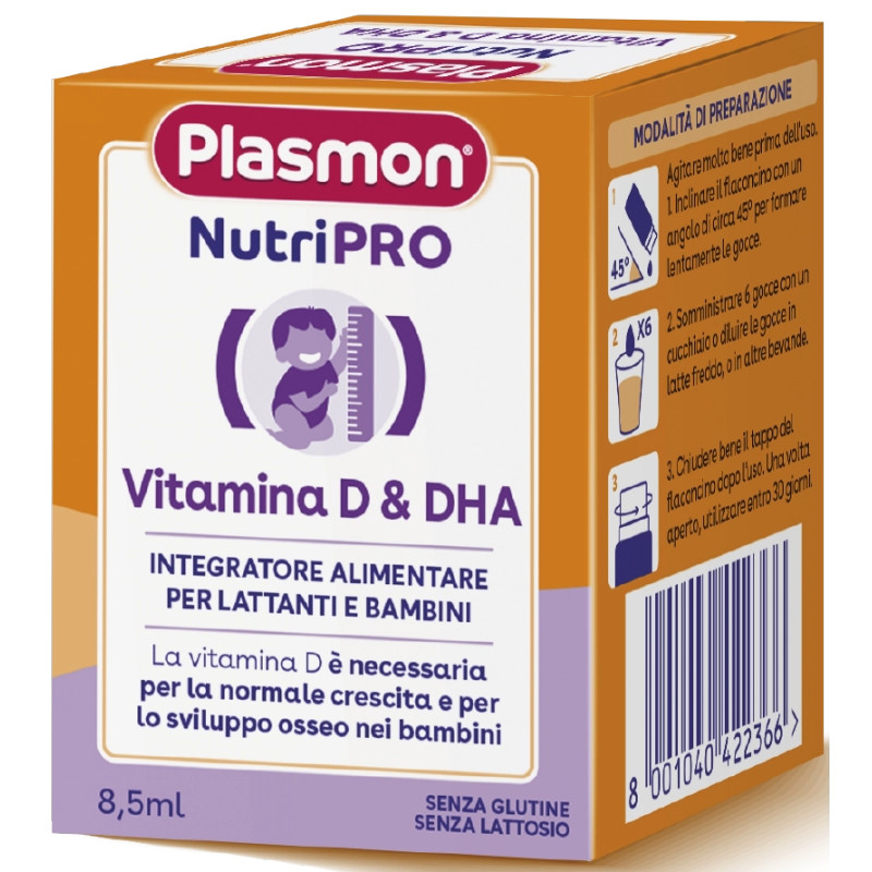 Plasmon NutriPro vitamine d e dha