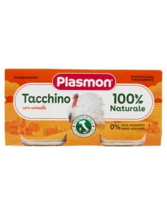 Plasmon omog tacchino 120gx2pz