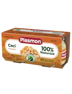 Plasmon omogeneizzato ceci e zucca 2 vasetti da 80g