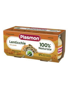 Plasmon omogeneizzato lenticchie 2 vasetti da 80g