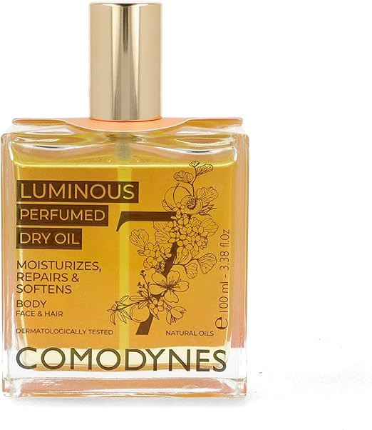 Comodynes luminous olio secco profumato per viso, corpo e capelli