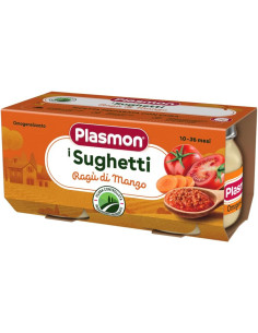 Plasmon I Sughetti ragù di manzo 2 vasetti da 80g