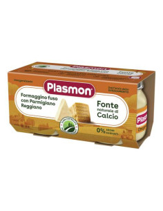 Plasmon omogeneizzato formaggino fuso con parmigiano 2 vasetti da 80g