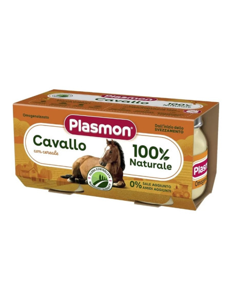Plasmon omogeneizzato cavallo 2 vasetti da 80g