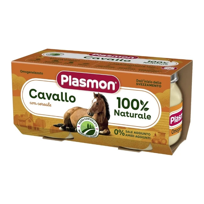 Image of Plasmon omogeneizzato cavallo 2 vasetti da 80g cod085