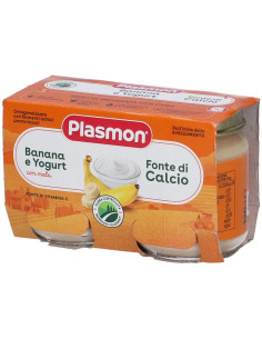 Plasmon omogeneizzato yogurt banana 2 vasetti da 120g