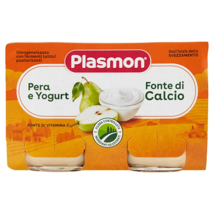 Image of Plasmon omogeneizzato yogurt pera 2 vasetti da 120g cod085