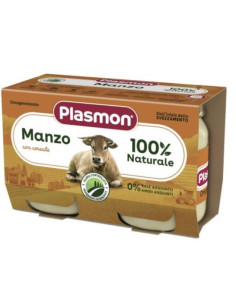 Plasmon omogeneizzato manzo 2 vasetti da 120g