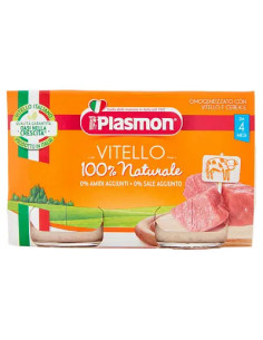 Plasmon omogeneizzato vitello 2 vasetti da 120g