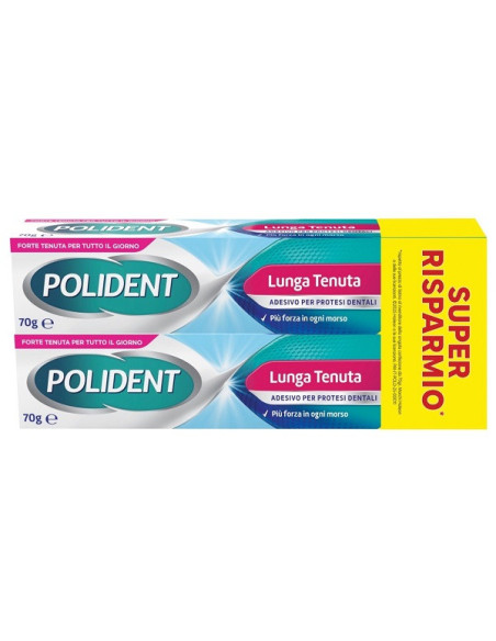 Polident lunga tenuta 2x70g