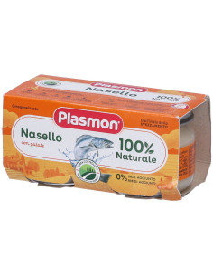 Plasmon omogeneizzato nasello e patate 2 vasetti da 80g