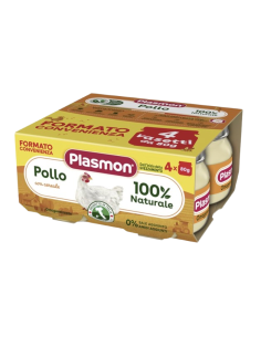 Plasmon omogeneizzato pollo 4 vasetti da 80g