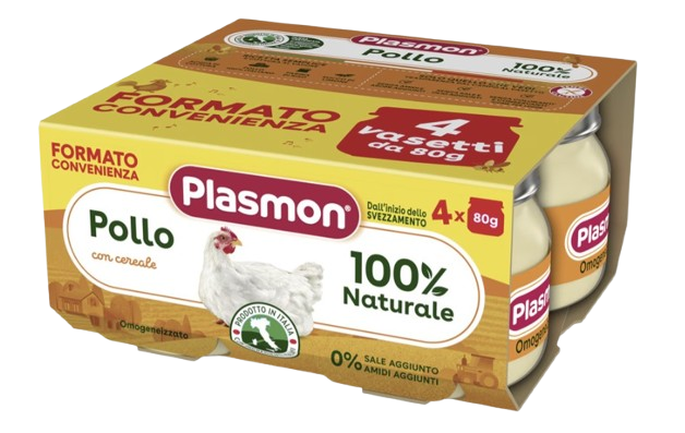 omogeneizzato pollo 4 vasetti da