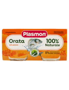 Plasmon omogeneizzato orata 2 vasetti da 80g