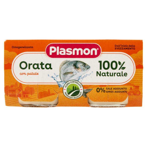 Plasmon omogeneizzato orata 2 vasetti da 80g