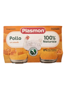 Plasmon omogeneizzato pollo 2 vasetti da 120g