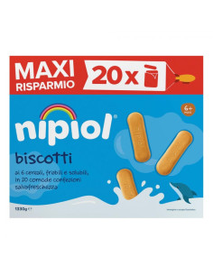 Nipiol biscotti ai 6 cereali formato maxi