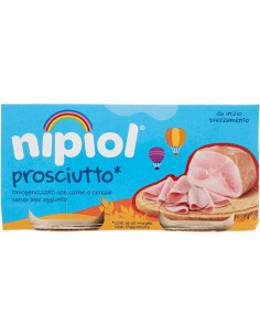 Nipiol omogeneizzato prosciutto 2 vasetti da 80g