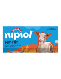 Nipiol omogeneizzato agnello 2 vasetti da 80g