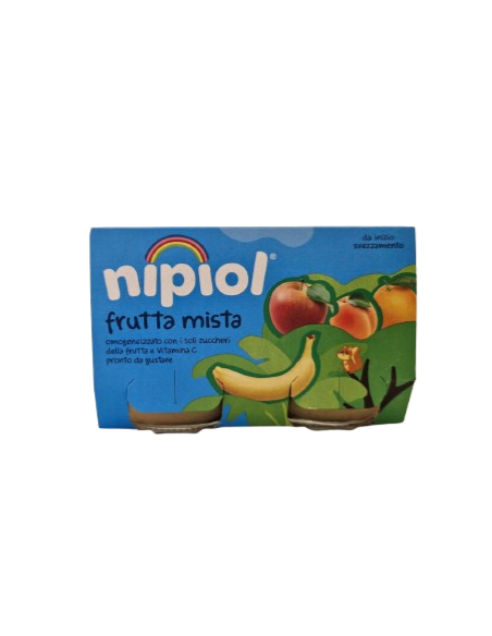 Nipiol omogeneizzato frutta mista 2 vasetti da 120g