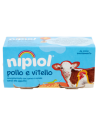 Nipiol omogeneizzato pollo e vitello 2 vasetti da 80g