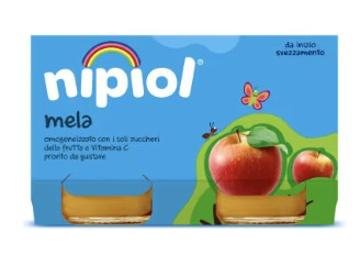 Nipiol omogeneizzato mela 2 vasetti da 120g