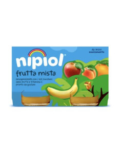 Nipiol omogeneizzato frutta mista 2 vasetti da 120g
