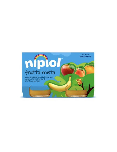 Nipiol omogeneizzato frutta mista 2 vasetti da 120g