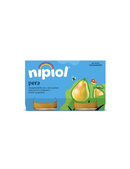 Nipiol omogeneizzato pera 2 vasetti da 120g