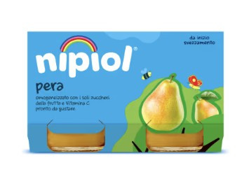 Nipiol omogeneizzato pera 2 vasetti da 120g